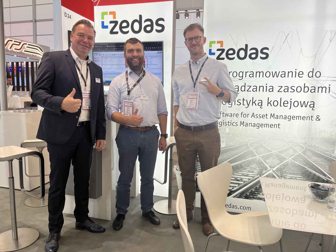 Successful trade fair for ZEDAS at TRAKO