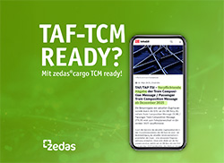 TAF/TCM ready with zedas®cargo