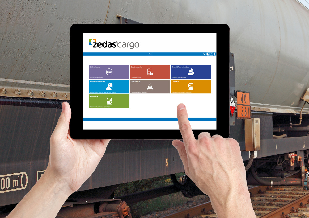 Mobiles Logistikmanagement für Güterbahnen.