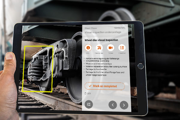 Augmented reality for intelligent track maintenance