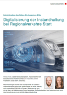 zedas asset: Digitalisierung der Instandhaltung bei Regionalverkehre Start