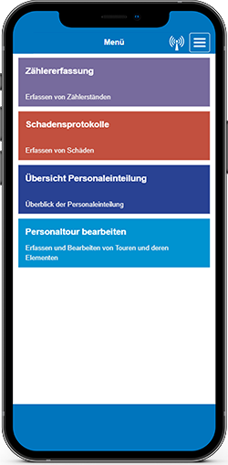 Erfassung und Übermittlung von Schadwagen per App